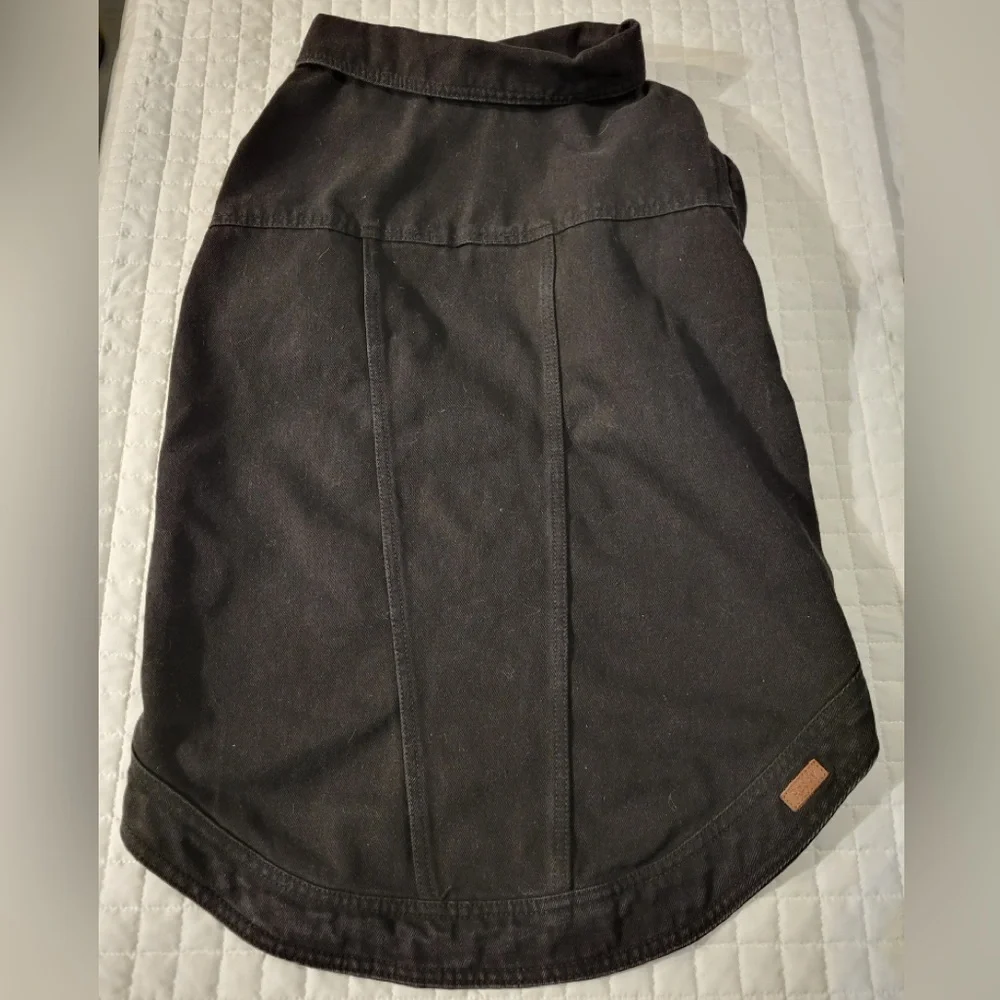 Reddy Dog Pet 3XL Black Jean Jacket Biker Western Grunge Indie Streetwear Cute